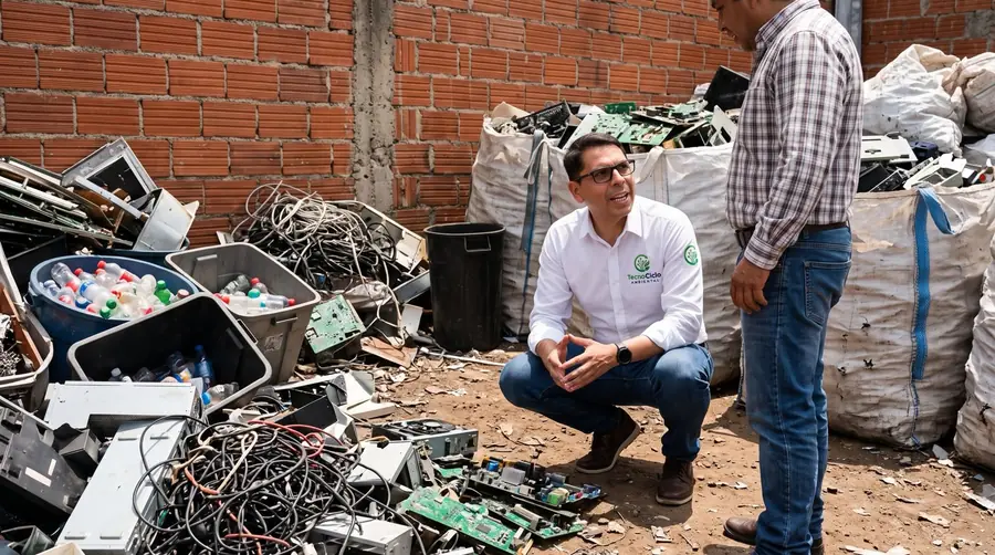Clasificación de material electrónico recuperable
